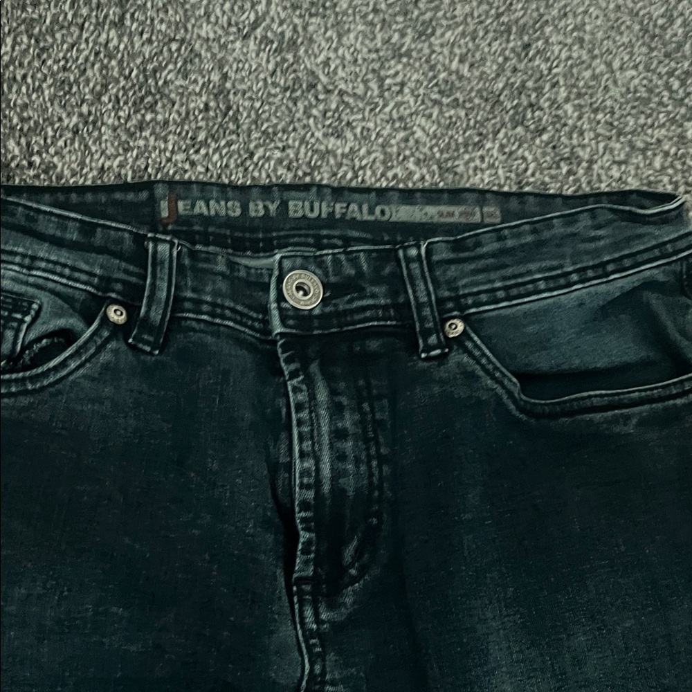 Buffalo David Bitton Men's Dark Gray Jeans